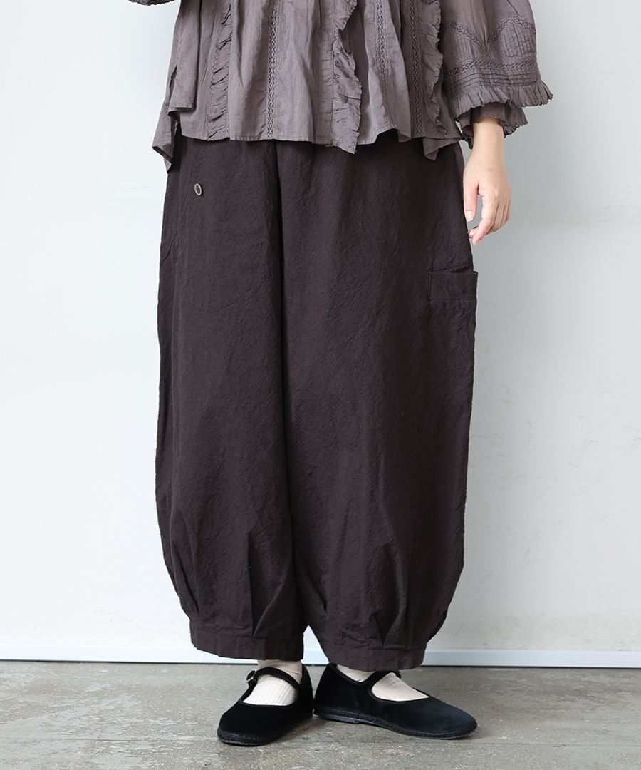 コットンリネンキャンバス パンツ