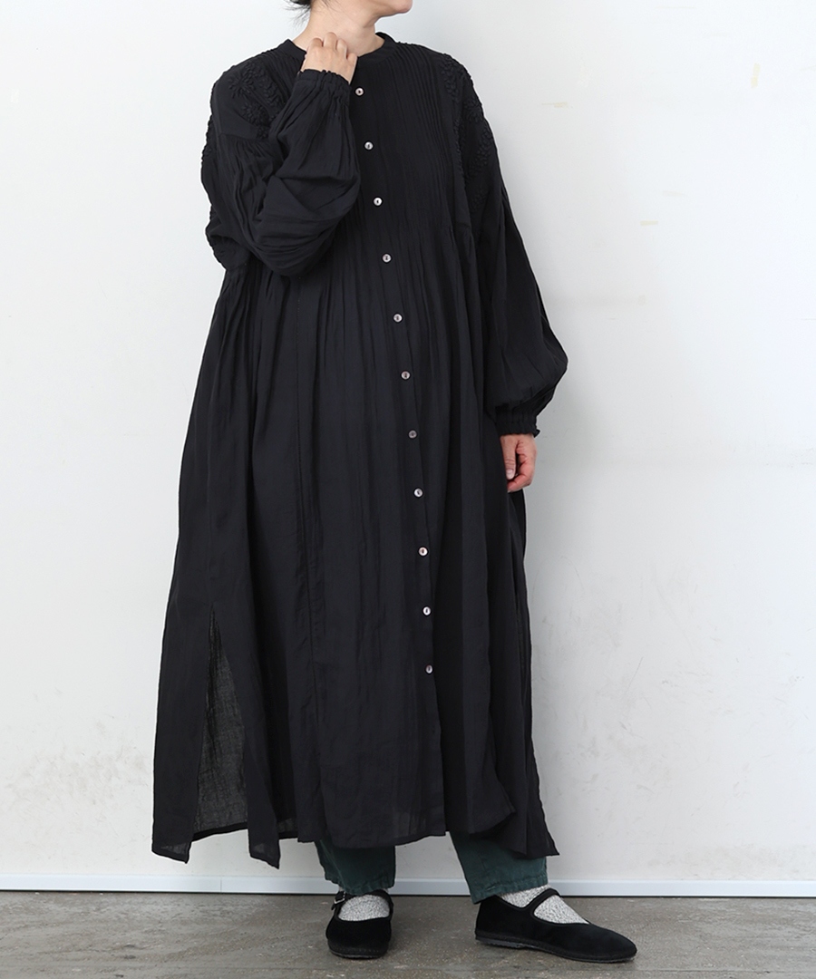 ハンド刺繍コットンモス 2WAYワンピース