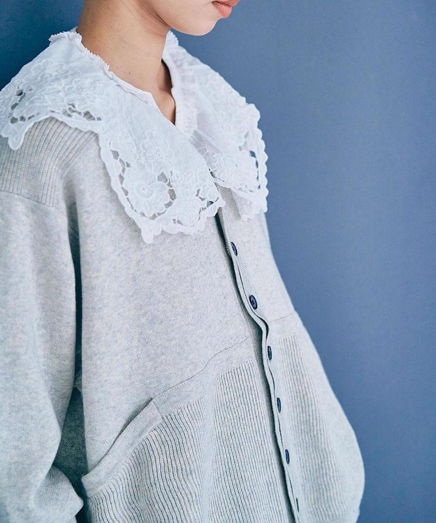 ESTROISLOSE コットンカシミヤ　カーディガン