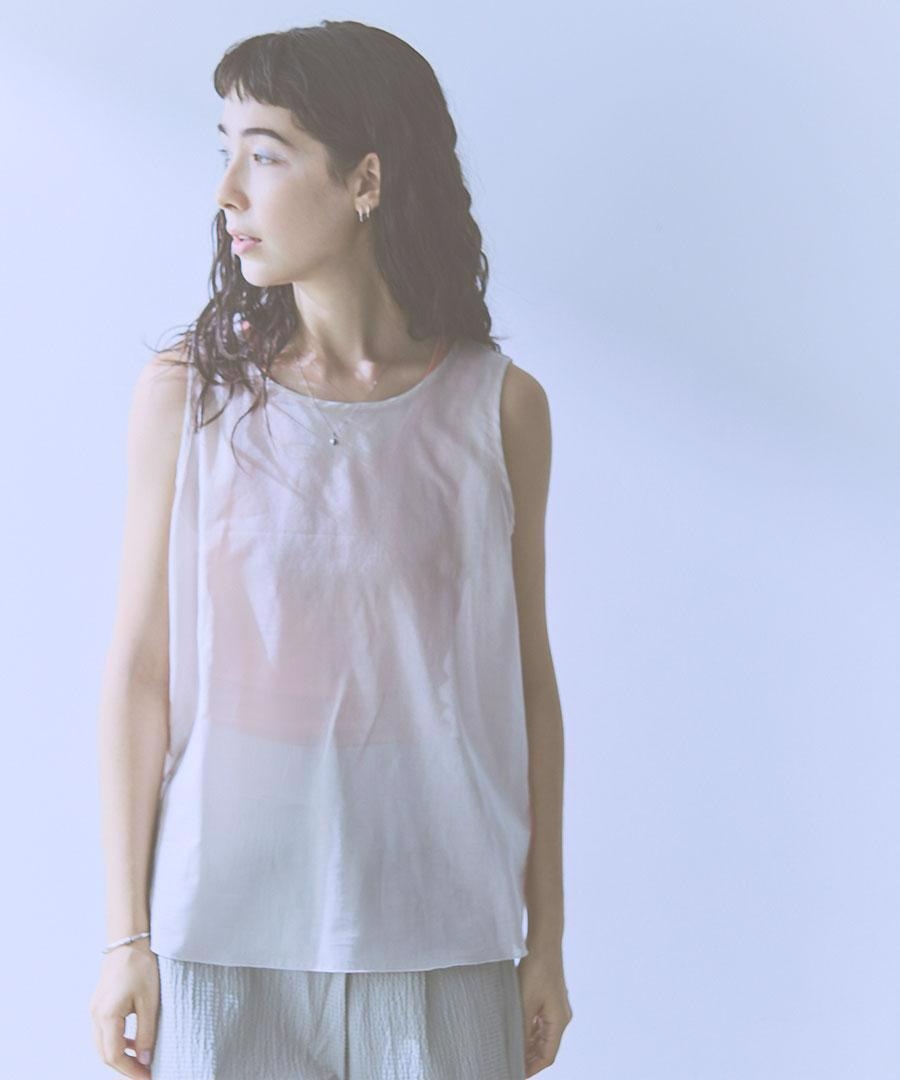 veil cotton タンクトップ