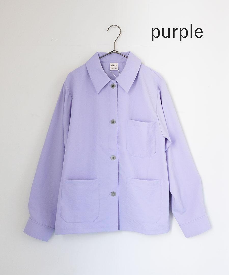 recycle polyester broad / ライトカバーオール