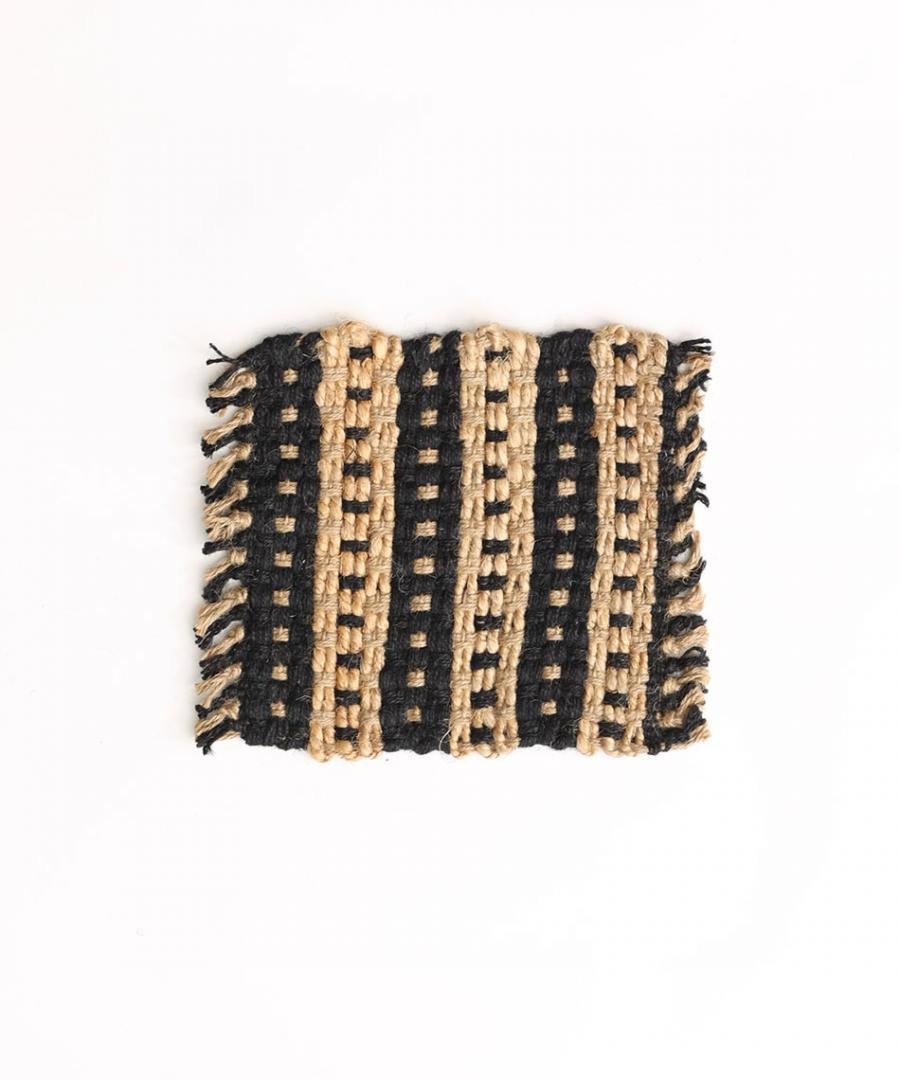 suno&morrison / jute Square Patterned Mat