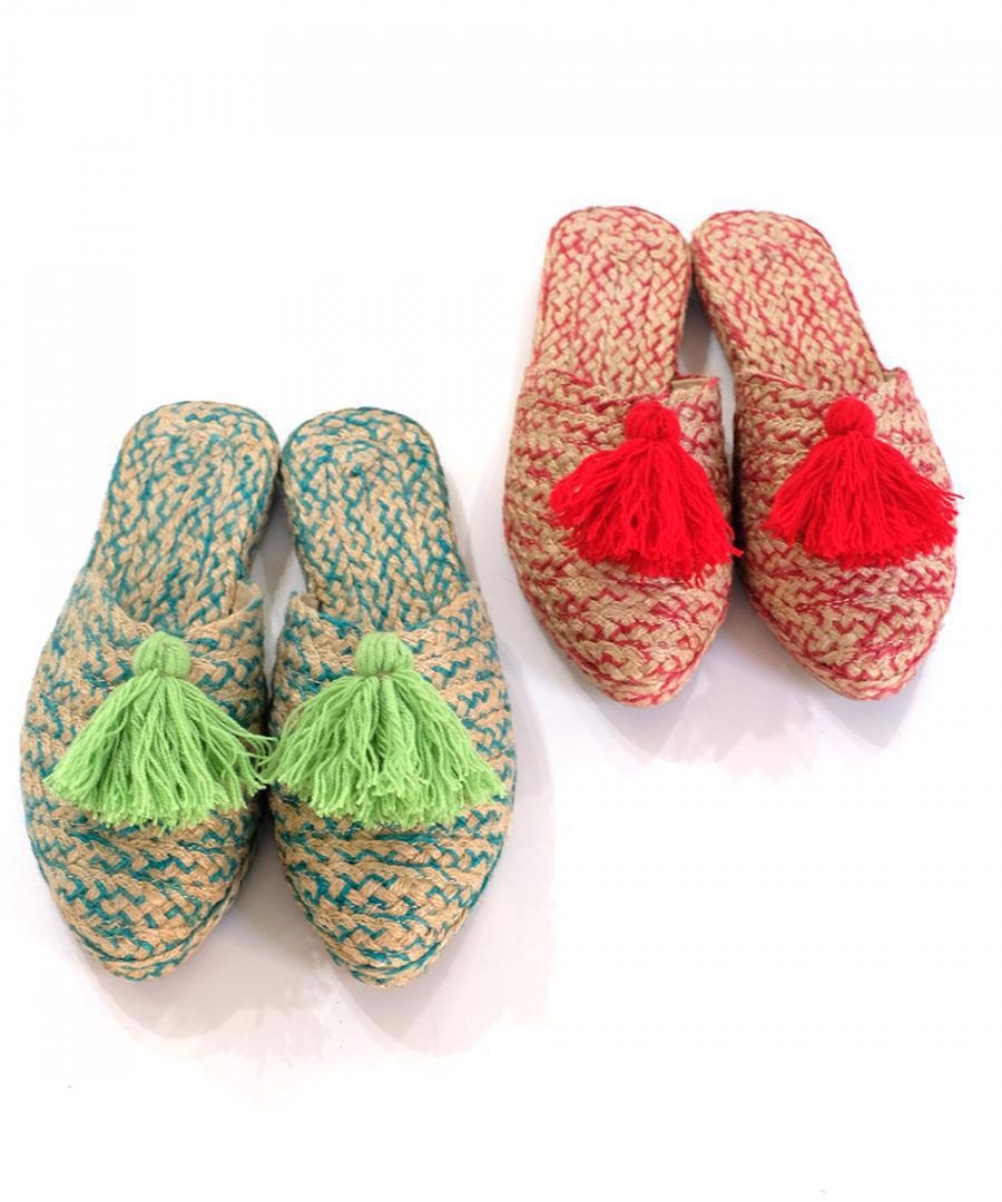 Abaca Sandal / タッセルサンダル